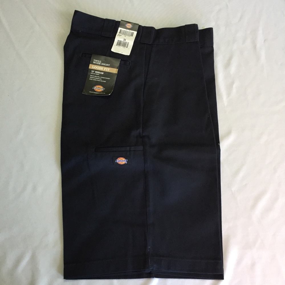 Dickies Blue 13” Multi Cell Pocket Work Shorts 34